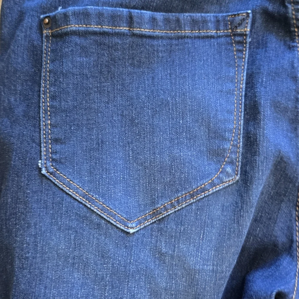 Classic Navy Distressed Skinny Jeans - Picture 13 of 16